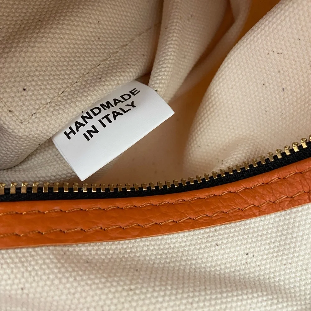 Kurt Geiger london rainbow print large cotton tote, new
